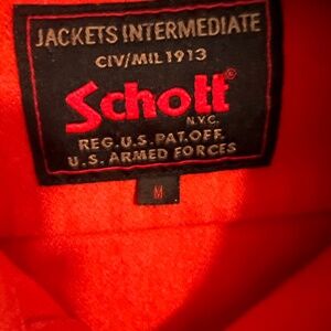 SCHOTT dbl faced wool over shirt